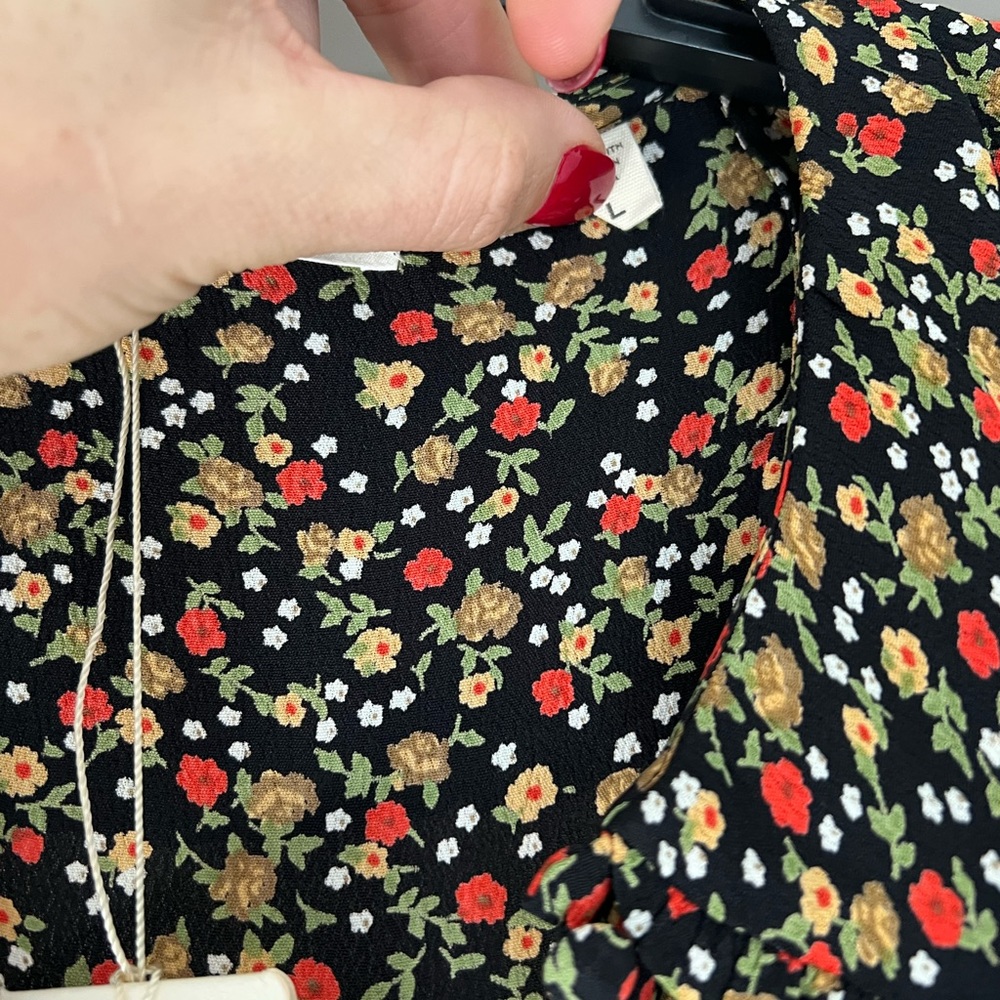 SOLD NWT Doen Camden Dress in Ink Montpellier Floral L - Picture 4 of 7